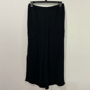 Elizabeth & Clarke‎ Gemma All Hours Collection Wide Leg Pants Large Vegan Silk